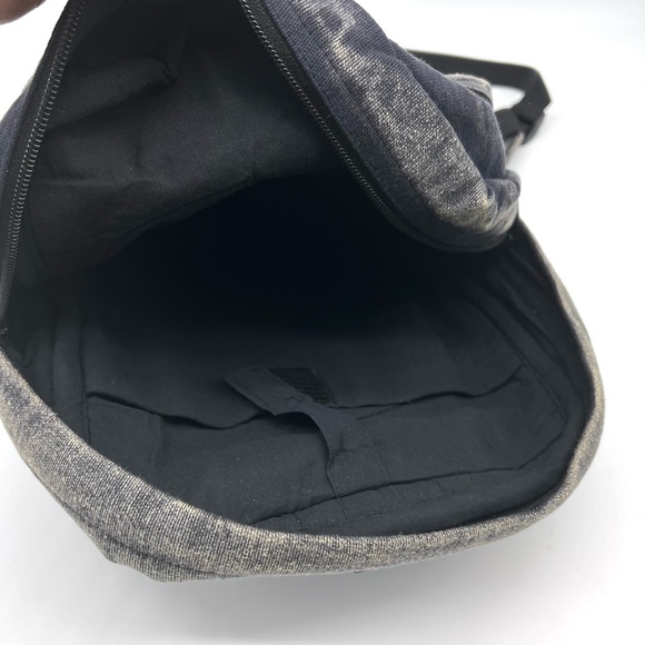 Stonewashed Heavy Cotton Backpack Black - Picture 12 of 14